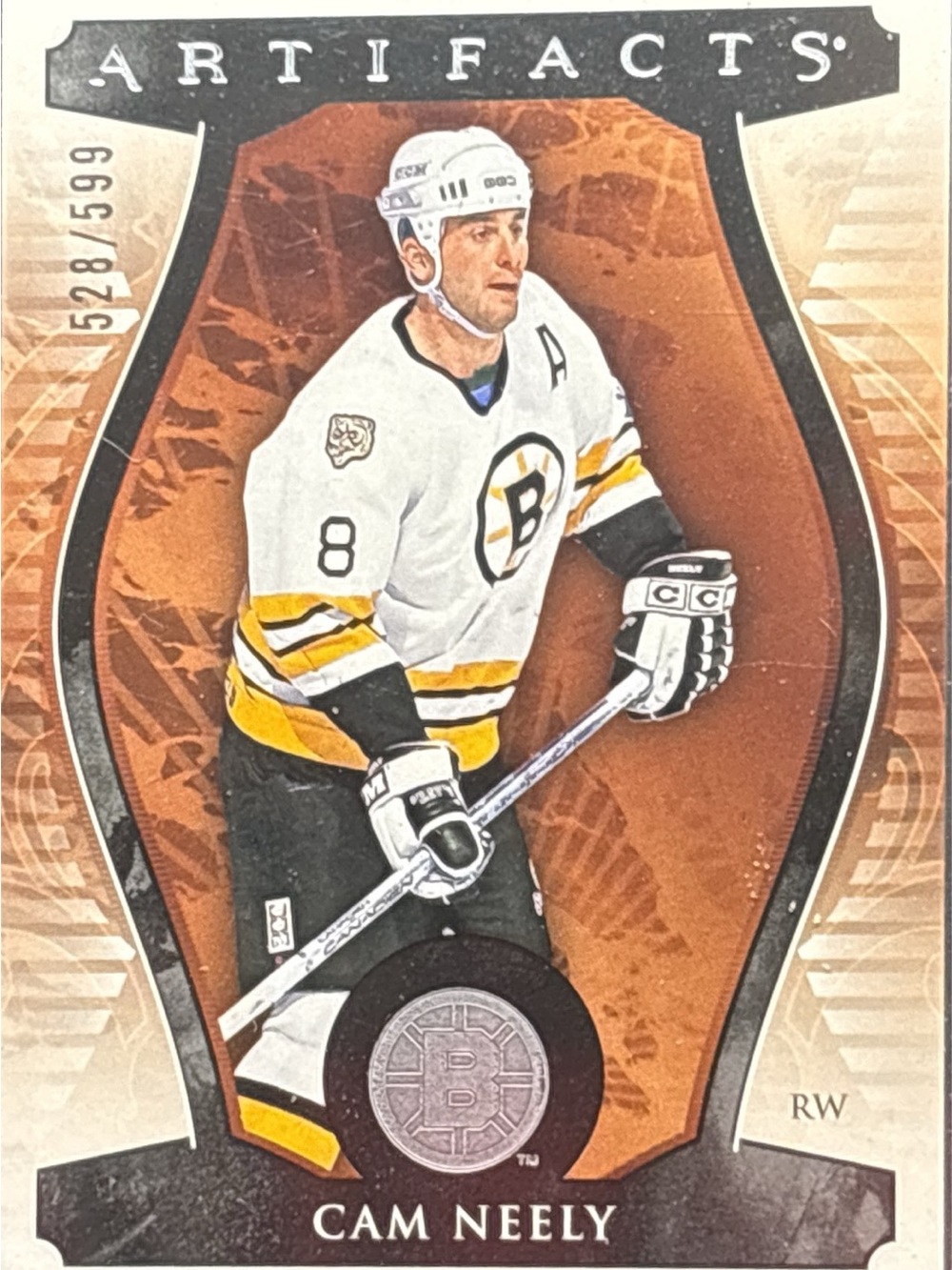 Upper Deck Artifacts Cam Neely Hockey Card LE 528/599